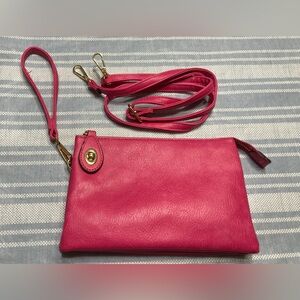 💛TODAY***$15***Designer pink convertible wristlet.
